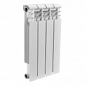 Биметаллический радиатор 4 секции, 557х316х95, ROMMER Plus BM 500, белый